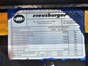 MPG 3 / LOW BED / EXTENDABLE / 3 x STEERING AXLE